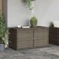 vidaXL Gartenschrank Grau 110x55x60,5 cm Poly Rattan vidaXL Gartenschrank Grau 110x55x60,5 cm Poly Rattan
