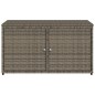 vidaXL Gartenschrank Grau 110x55x60,5 cm Poly Rattan vidaXL Gartenschrank Grau 110x55x60,5 cm Poly Rattan