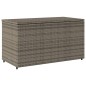 vidaXL Gartenschrank Grau 110x55x60,5 cm Poly Rattan vidaXL Gartenschrank Grau 110x55x60,5 cm Poly Rattan