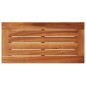 vidaXL Garten-Beistelltisch Holzplatte Beige 58x27,5x55 cm Poly Rattan vidaXL Garten-Beistelltisch Holzplatte Beige 58x27,5x55 cm Poly Rattan