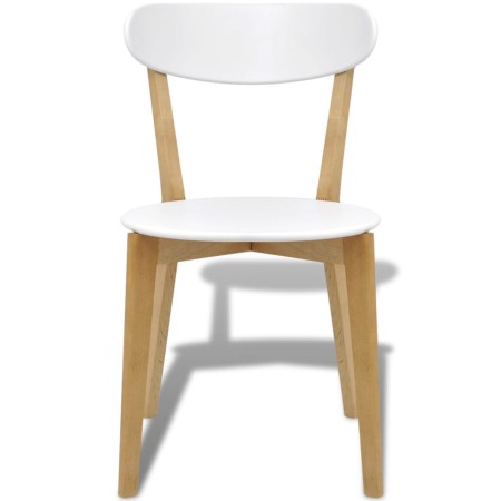 vidaXL Esszimmerstühle 4 Stk. MDF und Birkenholz
