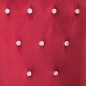 vidaXL Esszimmerstuhl mit Armlehnen Rot Samt vidaXL Esszimmerstuhl mit Armlehnen Rot Samt
