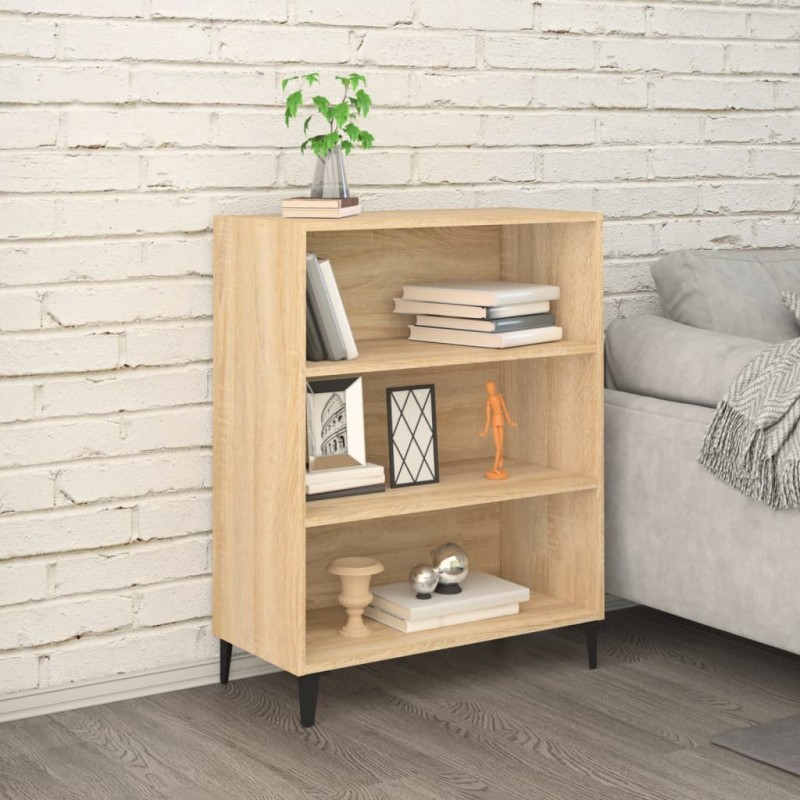 vidaXL Sideboard Sonoma-Eiche 69,5x32,5x90 cm Holzwerkstoff vidaXL Sideboard Sonoma-Eiche 69,5x32,5x90 cm Holzwerkstoff