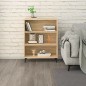 vidaXL Sideboard Sonoma-Eiche 69,5x32,5x90 cm Holzwerkstoff vidaXL Sideboard Sonoma-Eiche 69,5x32,5x90 cm Holzwerkstoff