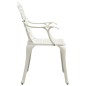 vidaXL 3-tlg. Bistro-Set Aluminiumguss Weiß vidaXL 3-tlg. Bistro-Set Aluminiumguss Weiß