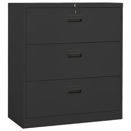 vidaXL Aktenschrank Anthrazit 90x46x103 cm Stahl