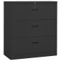 vidaXL Aktenschrank Anthrazit 90x46x103 cm Stahl vidaXL Aktenschrank Anthrazit 90x46x103 cm Stahl