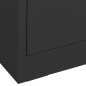 vidaXL Aktenschrank Anthrazit 90x46x103 cm Stahl vidaXL Aktenschrank Anthrazit 90x46x103 cm Stahl