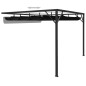 vidaXL Wand-Pavillon mit Schiebedach 3x3 m Anthrazit vidaXL Wand-Pavillon mit Schiebedach 3x3 m Anthrazit