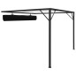 vidaXL Wand-Pavillon mit Schiebedach 3x3 m Anthrazit vidaXL Wand-Pavillon mit Schiebedach 3x3 m Anthrazit