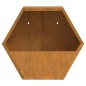 vidaXL Wand-Pflanzkübel 2 Stk. Rostig Cortenstahl 30x10x25 cm vidaXL Wand-Pflanzkübel 2 Stk. Rostig Cortenstahl 30x10x25 cm
