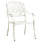 vidaXL 5-tlg. Bistro-Set Aluminiumguss Weiß vidaXL 5-tlg. Bistro-Set Aluminiumguss Weiß