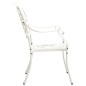 vidaXL 5-tlg. Bistro-Set Aluminiumguss Weiß vidaXL 5-tlg. Bistro-Set Aluminiumguss Weiß