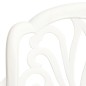 vidaXL 5-tlg. Bistro-Set Aluminiumguss Weiß vidaXL 5-tlg. Bistro-Set Aluminiumguss Weiß