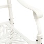 vidaXL 5-tlg. Bistro-Set Aluminiumguss Weiß vidaXL 5-tlg. Bistro-Set Aluminiumguss Weiß