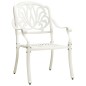 vidaXL 3-tlg. Bistro-Set Aluminiumguss Weiß vidaXL 3-tlg. Bistro-Set Aluminiumguss Weiß