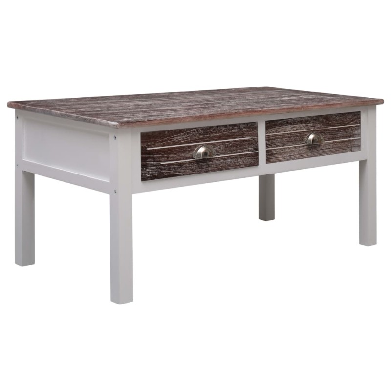 vidaXL Couchtisch Braun 100 x 50 x 45 cm Holz vidaXL Couchtisch Braun 100 x 50 x 45 cm Holz