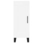 Highboard Weiß 34,5x34x180 cm Holzwerkstoff Highboard Weiß 34,5x34x180 cm Holzwerkstoff