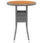 vidaXL 5-tlg. Garten-Lounge-Set Poly Rattan Grau vidaXL 5-tlg. Garten-Lounge-Set Poly Rattan Grau