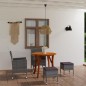 vidaXL 5-tlg. Garten-Essgruppe Grau vidaXL 5-tlg. Garten-Essgruppe Grau