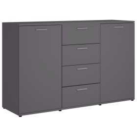 vidaXL Sideboard Grau 120x35,5x75 cm Holzwerkstoff