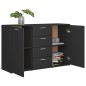 vidaXL Sideboard Grau 120x35,5x75 cm Holzwerkstoff vidaXL Sideboard Grau 120x35,5x75 cm Holzwerkstoff