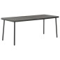 vidaXL Gartentisch Dunkelgrau 180x83x72 cm Stahl vidaXL Gartentisch Dunkelgrau 180x83x72 cm Stahl