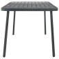 vidaXL Gartentisch Dunkelgrau 180x83x72 cm Stahl vidaXL Gartentisch Dunkelgrau 180x83x72 cm Stahl