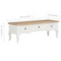 vidaXL TV-Schrank Weiß 100 x 35 x 35 cm Holz vidaXL TV-Schrank Weiß 100 x 35 x 35 cm Holz