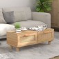 vidaXL Couchtisch Braun 80x40x30 cm Holzwerkstoff & Massivholz Kiefer vidaXL Couchtisch Braun 80x40x30 cm Holzwerkstoff & Massivholz Kiefer