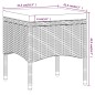 vidaXL 5-tlg. Garten-Essgruppe Poly Rattan und Hartglas Grau vidaXL 5-tlg. Garten-Essgruppe Poly Rattan und Hartglas Grau