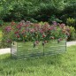 vidaXL Garten-Hochbeet 160x40x45 cm Verzinkter Stahl Silber vidaXL Garten-Hochbeet 160x40x45 cm Verzinkter Stahl Silber