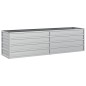 vidaXL Garten-Hochbeet 160x40x45 cm Verzinkter Stahl Silber vidaXL Garten-Hochbeet 160x40x45 cm Verzinkter Stahl Silber