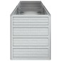 vidaXL Garten-Hochbeet 160x40x45 cm Verzinkter Stahl Silber vidaXL Garten-Hochbeet 160x40x45 cm Verzinkter Stahl Silber