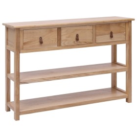 vidaXL Sideboard Natur 115x30x76 cm Holz
