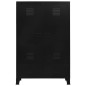 vidaXL Kleiderschrank Industrial Schwarz 90x40x140 cm Stahl vidaXL Kleiderschrank Industrial Schwarz 90x40x140 cm Stahl