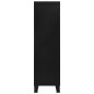 vidaXL Kleiderschrank Industrial Schwarz 90x40x140 cm Stahl vidaXL Kleiderschrank Industrial Schwarz 90x40x140 cm Stahl