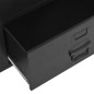 vidaXL Kleiderschrank Industrial Schwarz 90x40x140 cm Stahl vidaXL Kleiderschrank Industrial Schwarz 90x40x140 cm Stahl