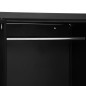 vidaXL Kleiderschrank Industrial Schwarz 90x40x140 cm Stahl vidaXL Kleiderschrank Industrial Schwarz 90x40x140 cm Stahl