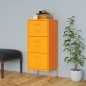 vidaXL Lagerschrank Senfgelb 42,5x35x101,5 cm Stahl vidaXL Lagerschrank Senfgelb 42,5x35x101,5 cm Stahl