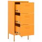 vidaXL Lagerschrank Senfgelb 42,5x35x101,5 cm Stahl vidaXL Lagerschrank Senfgelb 42,5x35x101,5 cm Stahl