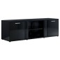 vidaXL TV-Schrank Hochglanz-Schwarz 120x34x37 cm Holzwerkstoff vidaXL TV-Schrank Hochglanz-Schwarz 120x34x37 cm Holzwerkstoff