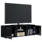 vidaXL TV-Schrank Hochglanz-Schwarz 120x34x37 cm Holzwerkstoff vidaXL TV-Schrank Hochglanz-Schwarz 120x34x37 cm Holzwerkstoff