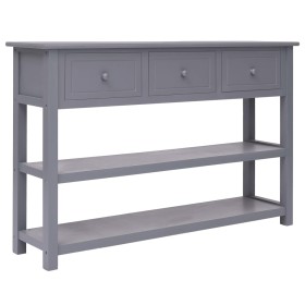 vidaXL Sideboard Grau 115x30x76 cm Holz