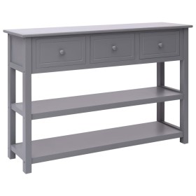 vidaXL Sideboard Grau 115x30x76 cm Holz