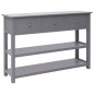 vidaXL Sideboard Grau 115x30x76 cm Holz vidaXL Sideboard Grau 115x30x76 cm Holz