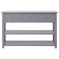 vidaXL Sideboard Grau 115x30x76 cm Holz vidaXL Sideboard Grau 115x30x76 cm Holz