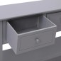vidaXL Sideboard Grau 115x30x76 cm Holz vidaXL Sideboard Grau 115x30x76 cm Holz