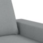 vidaXL 3-Sitzer-Sofa mit Hocker Hellgrau 180 cm Stoff vidaXL 3-Sitzer-Sofa mit Hocker Hellgrau 180 cm Stoff
