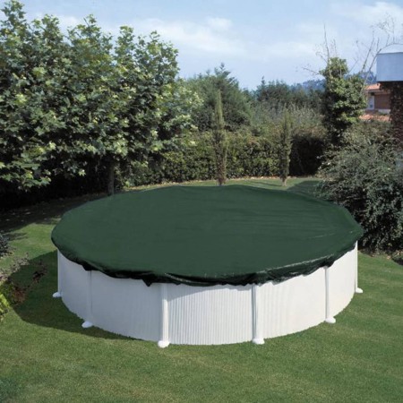 Summer Fun Winter-Poolabdeckung Rund 400 - 420 cm PVC Grün